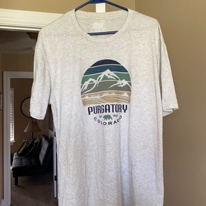 Purgatory ski resort men’s t-shirt, Colorado